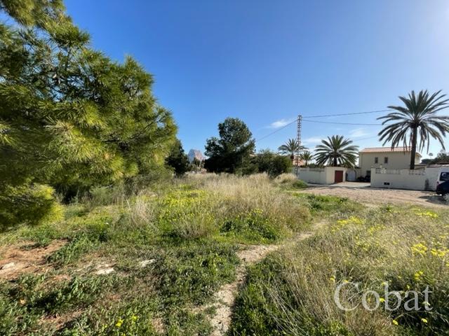 Plot For Sale in Calpe - Photo 1